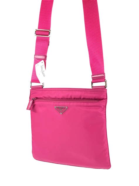 pink prada bag with chain|Prada nylon shoulder bag price.